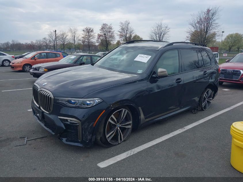 2022 BMW X7 M50I VIN: 5UXCX6C05N9J88524 Lot: 39161755