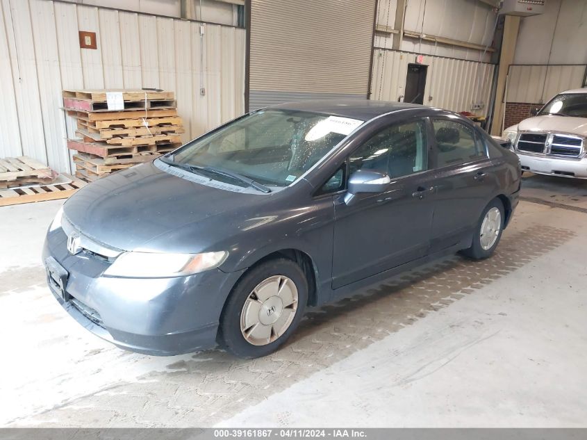 JHMFA36226S001597 | 2006 HONDA CIVIC HYBRID