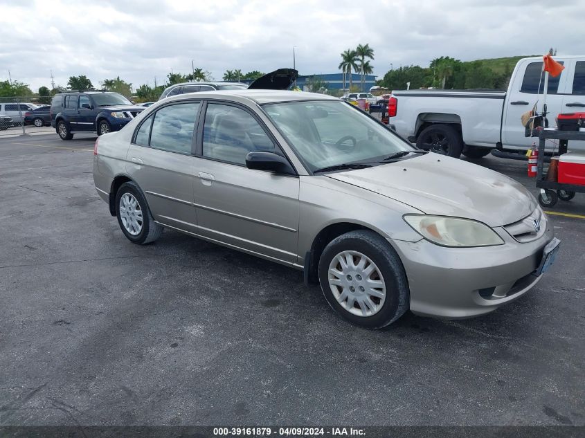 2HGES16665H590050 | 2005 HONDA CIVIC