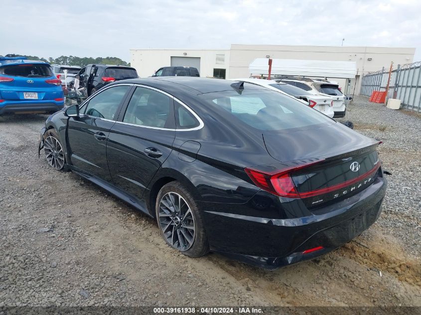 2021 Hyundai Sonata Limited VIN: 5NPEH4J20MH123327 Lot: 39161938