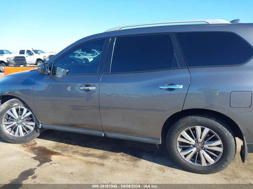 VIN 5N1DR2MM1KC606288 2019 NISSAN PATHFINDER S