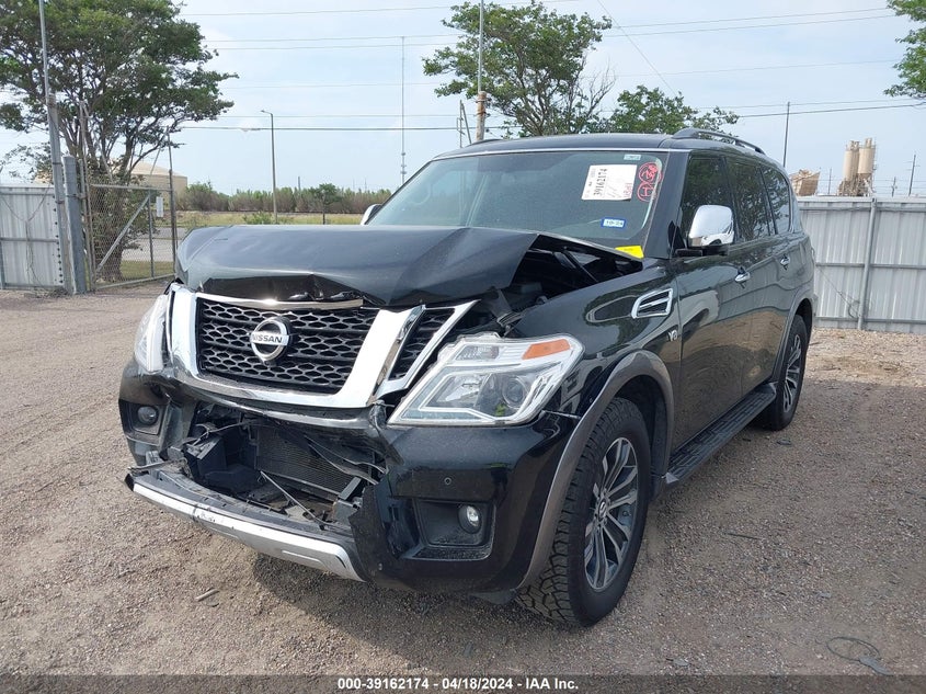 2018 Nissan Armada Sl VIN: JN8AY2NDXJX001755 Lot: 39162174