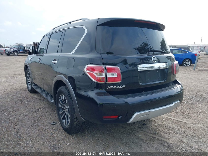2018 Nissan Armada Sl VIN: JN8AY2NDXJX001755 Lot: 39162174