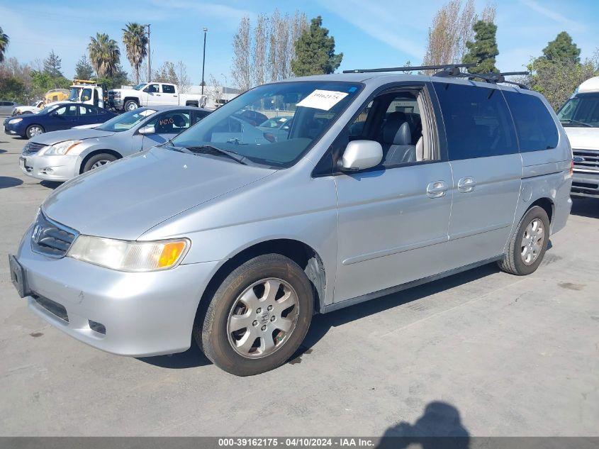 2002 Honda Odyssey Ex VIN: 2HKRL186X2H572020 Lot: 38775464