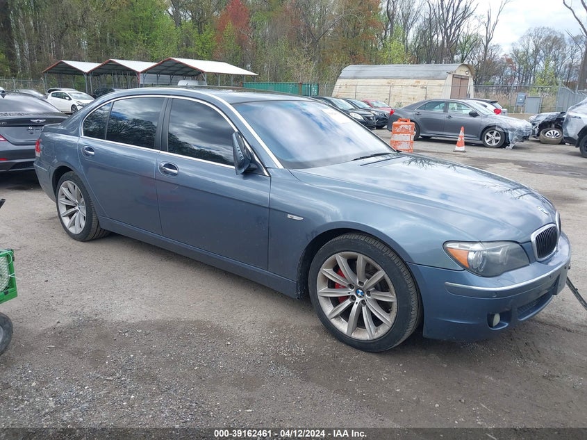 2007 BMW 750Li VIN: WBAHN83577DT68766 Lot: 39162461