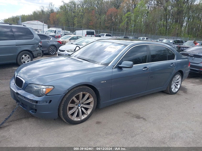 2007 BMW 750Li VIN: WBAHN83577DT68766 Lot: 39162461