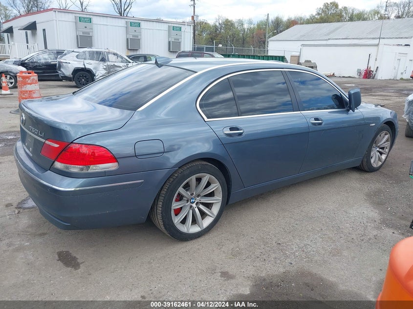 2007 BMW 750Li VIN: WBAHN83577DT68766 Lot: 39162461