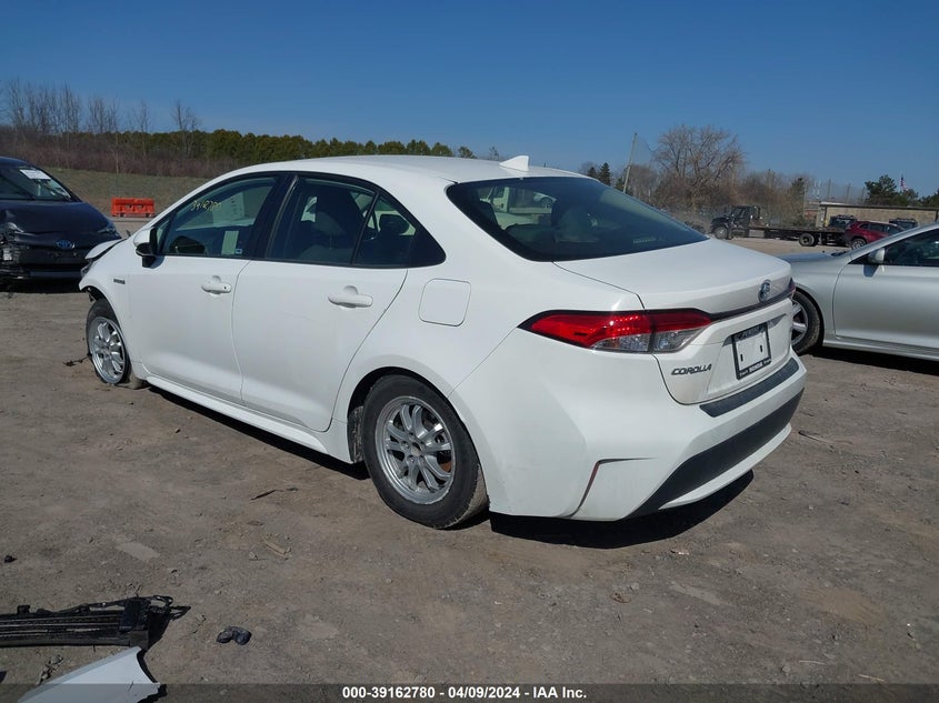 VIN JTDEAMDE0MJ019129 2021 TOYOTA COROLLA HYBRID LE