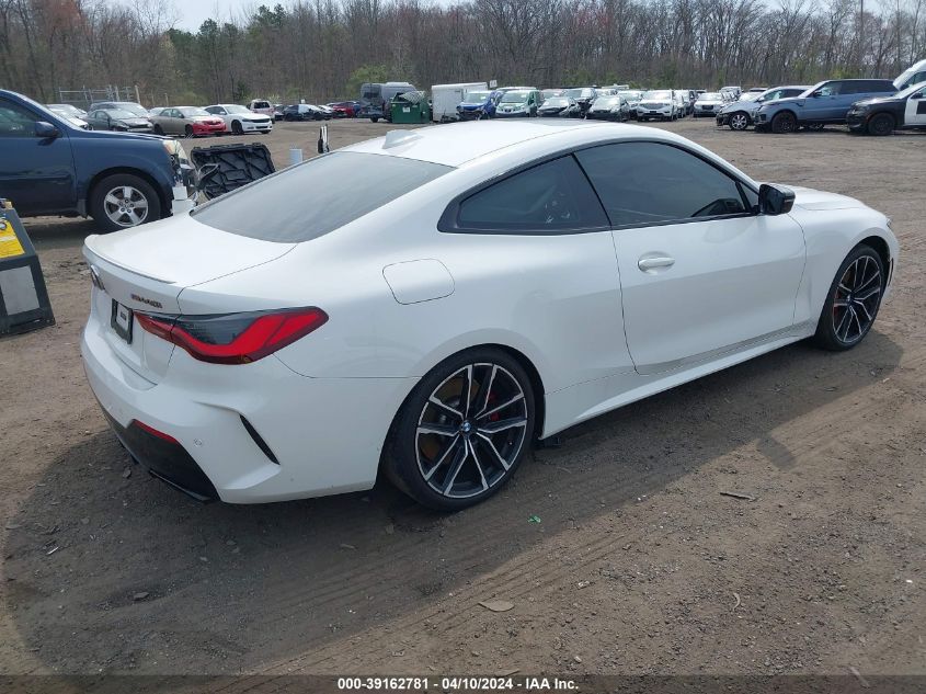 2021 BMW M440I xDrive VIN: WBA13AR08MCG30664 Lot: 39162781