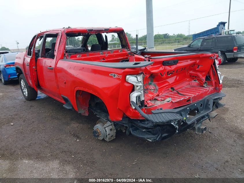 2021 Chevrolet Silverado 2500Hd VIN: 1GC1YME7XMF160898 Lot: 39162975