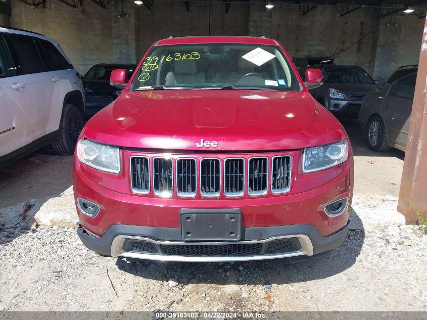 2014 Jeep Grand Cherokee Limited VIN: 1C4RJFBG7EC416327 Lot: 39163103