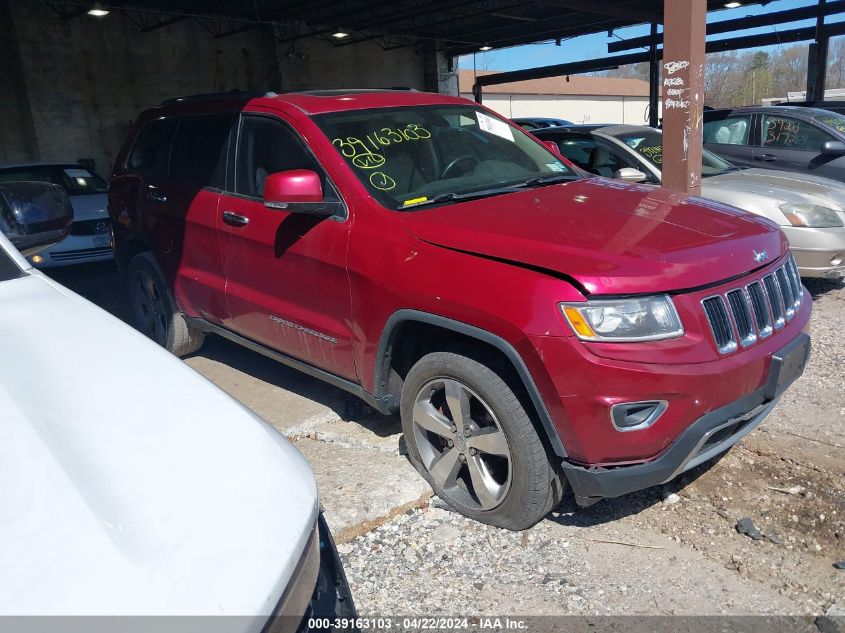 2014 Jeep Grand Cherokee Limited VIN: 1C4RJFBG7EC416327 Lot: 39163103