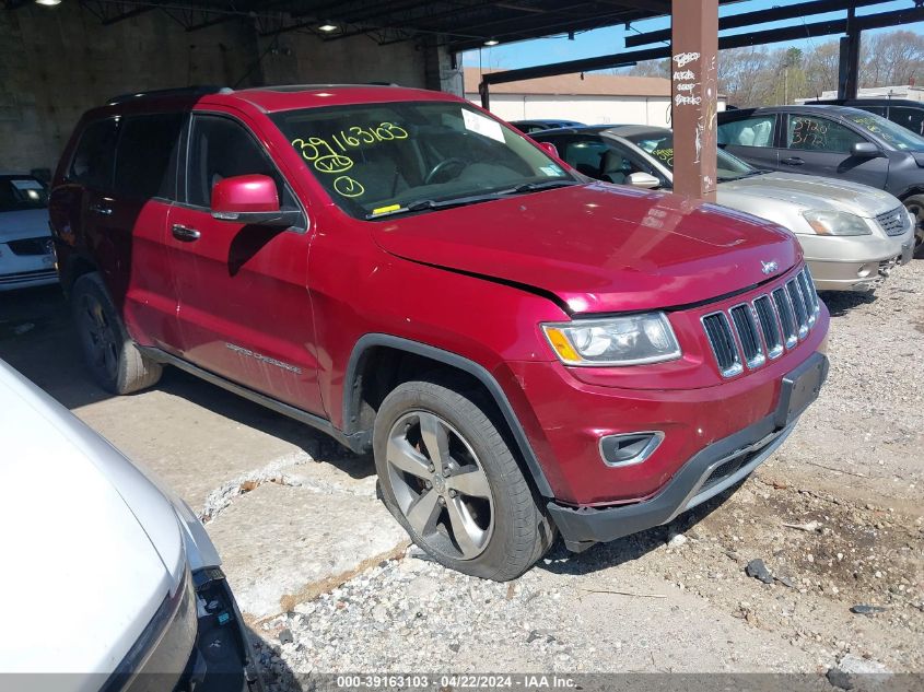 2014 Jeep Grand Cherokee Limited VIN: 1C4RJFBG7EC416327 Lot: 39163103