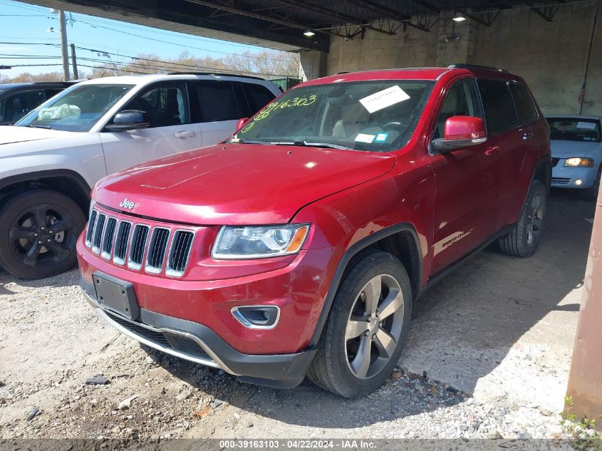2014 Jeep Grand Cherokee Limited VIN: 1C4RJFBG7EC416327 Lot: 39163103