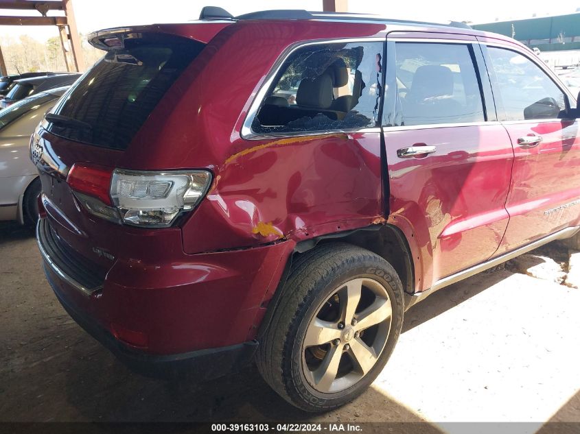 2014 Jeep Grand Cherokee Limited VIN: 1C4RJFBG7EC416327 Lot: 39163103