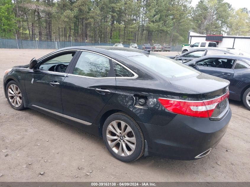 KMHFG4JG8DA216411 | 2013 HYUNDAI AZERA