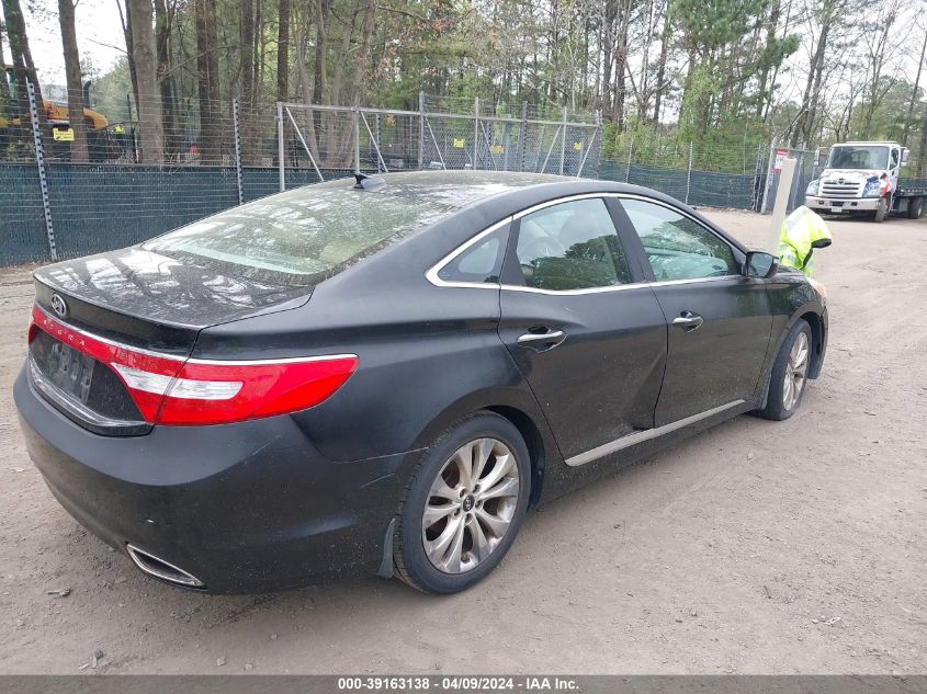 KMHFG4JG8DA216411 | 2013 HYUNDAI AZERA