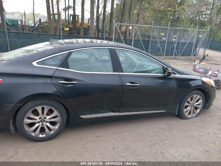 KMHFG4JG8DA216411 | 2013 HYUNDAI AZERA