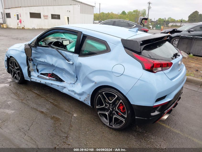 2022 Hyundai Veloster N VIN: KMHT36AH7NU015330 Lot: 39163168