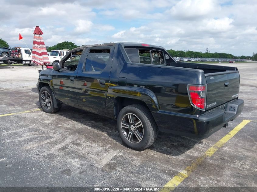 5FPYK1F73EB011159 | 2014 HONDA RIDGELINE