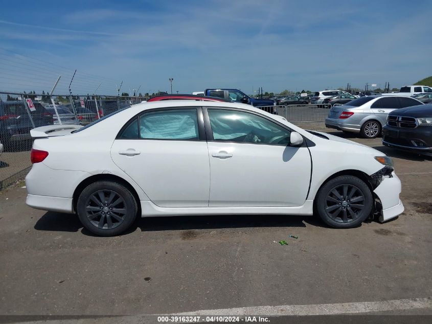 2009 Toyota Corolla S VIN: 2T1BU40E89C124746 Lot: 39163247