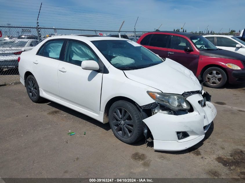 2009 Toyota Corolla S VIN: 2T1BU40E89C124746 Lot: 39163247