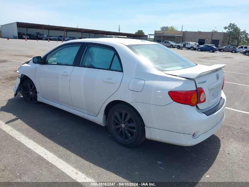 2009 Toyota Corolla S VIN: 2T1BU40E89C124746 Lot: 39163247