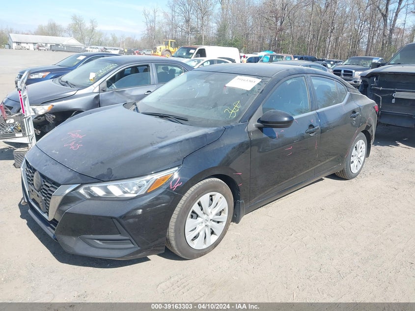 VIN 3N1AB8BV1MY302336 2021 NISSAN SENTRA S