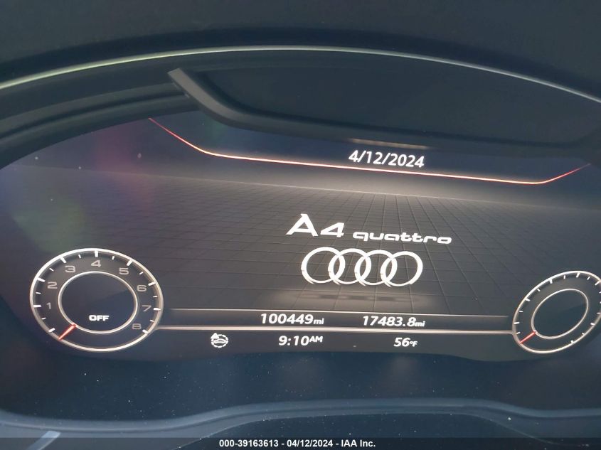 WAUDNAF45HN056921 2017 Audi A4 2.0T Season Of Audi Premium