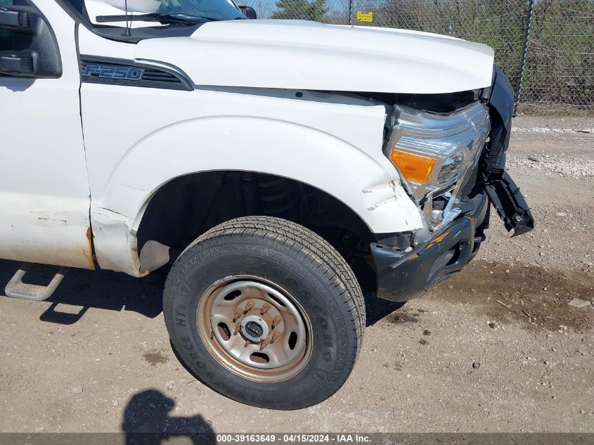 2015 Ford F-250 Xl VIN: 1FTBF2B69FEB76125 Lot: 39163649