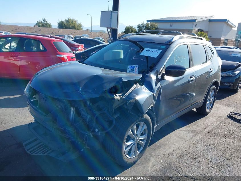 2016 Nissan Rogue Sv VIN: 5N1AT2MT3GC847868 Lot: 39164274