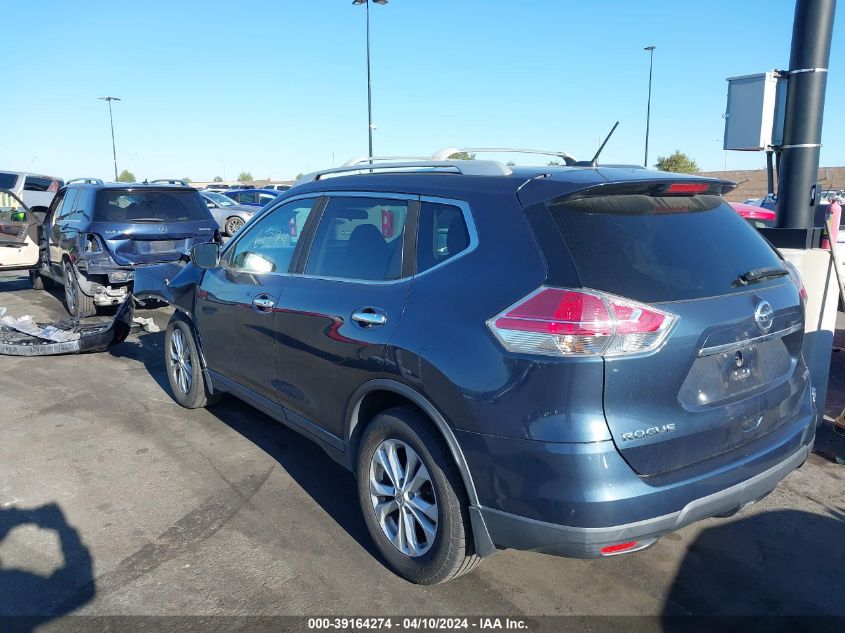 2016 Nissan Rogue Sv VIN: 5N1AT2MT3GC847868 Lot: 39164274