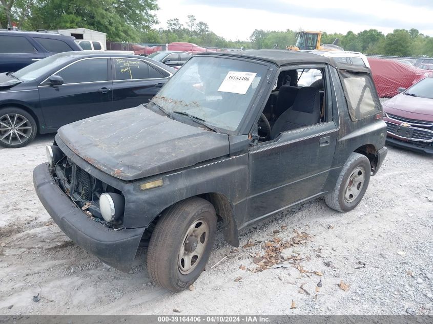 1997 Geo Tracker Softtop VIN: 2CNBE1867V6926284 Lot: 39164406