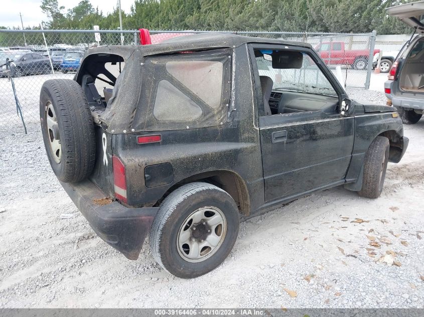 1997 Geo Tracker Softtop VIN: 2CNBE1867V6926284 Lot: 39164406