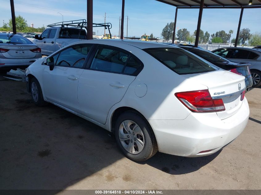 2013 Honda Civic Lx VIN: 19XFB2F56DE262489 Lot: 39164518