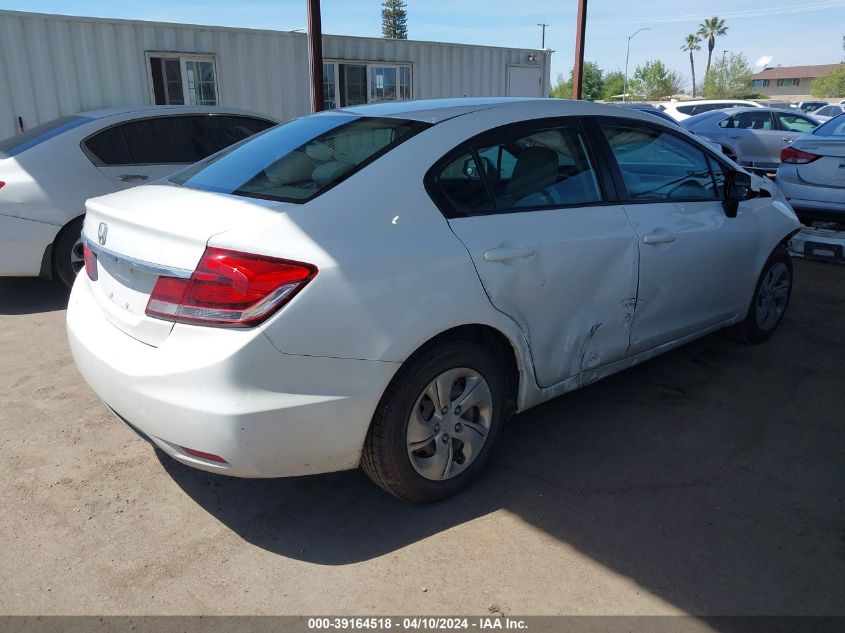 2013 Honda Civic Lx VIN: 19XFB2F56DE262489 Lot: 39164518