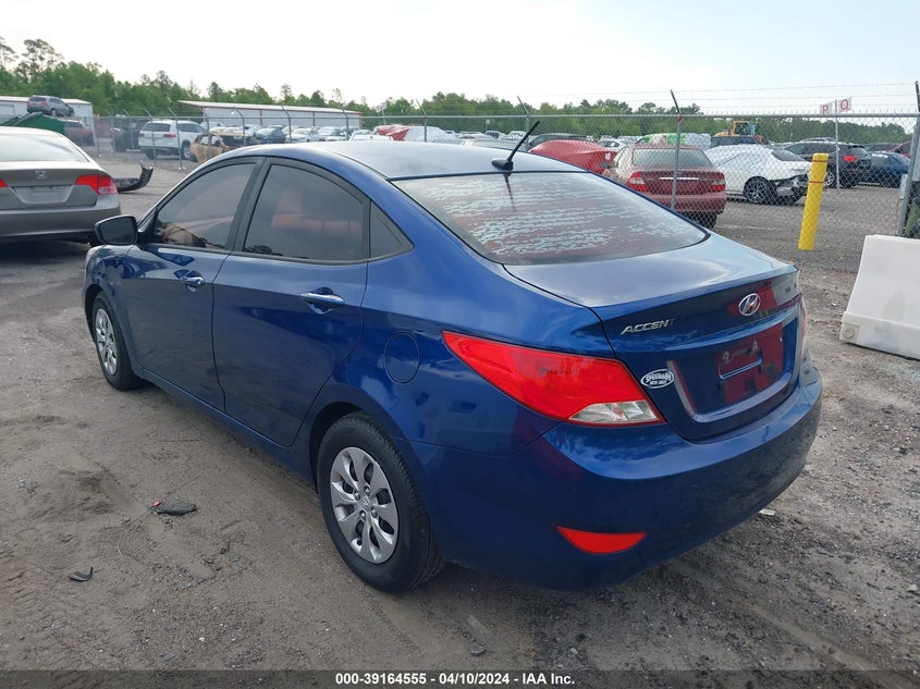 VIN KMHCT4AE3HU262343 2017 HYUNDAI ACCENT SE