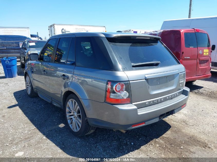 2011 Land Rover Range Rover Sport Hse VIN: SALSK2D49BA702898 Lot: 39164561