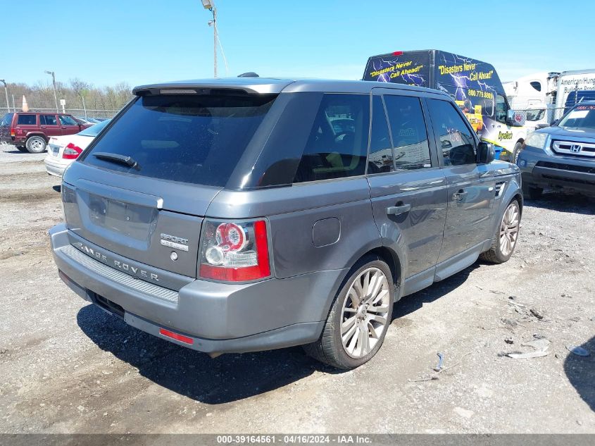 2011 Land Rover Range Rover Sport Hse VIN: SALSK2D49BA702898 Lot: 39164561