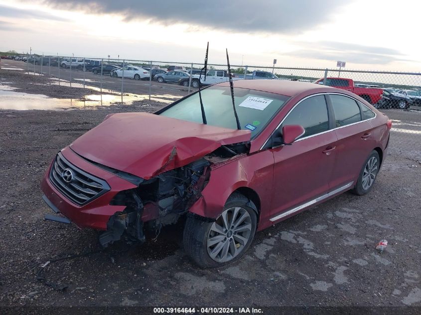 5NPE34AF0FH111814 2015 HYUNDAI SONATA - Image 2