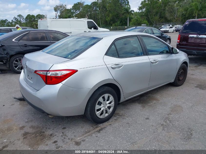 2014 Toyota Corolla L VIN: 2T1BURHE4EC019584 Lot: 39164681