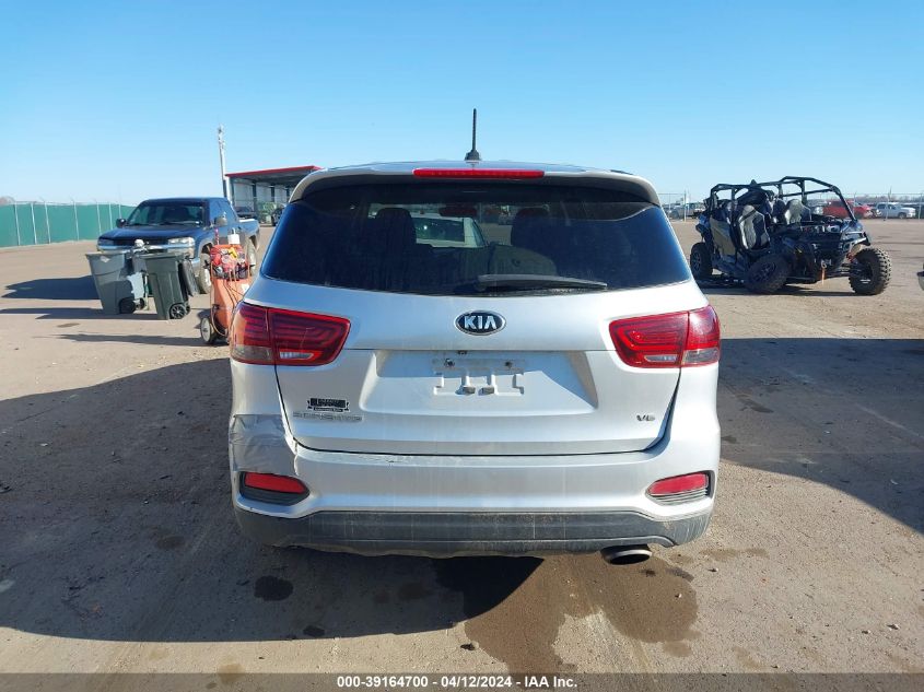 2019 Kia Sorento 3.3L Lx VIN: 5XYPGDA58KG446244 Lot: 39164700