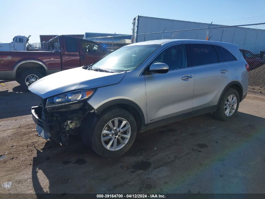 2019 Kia Sorento 3.3L Lx VIN: 5XYPGDA58KG446244 Lot: 39164700