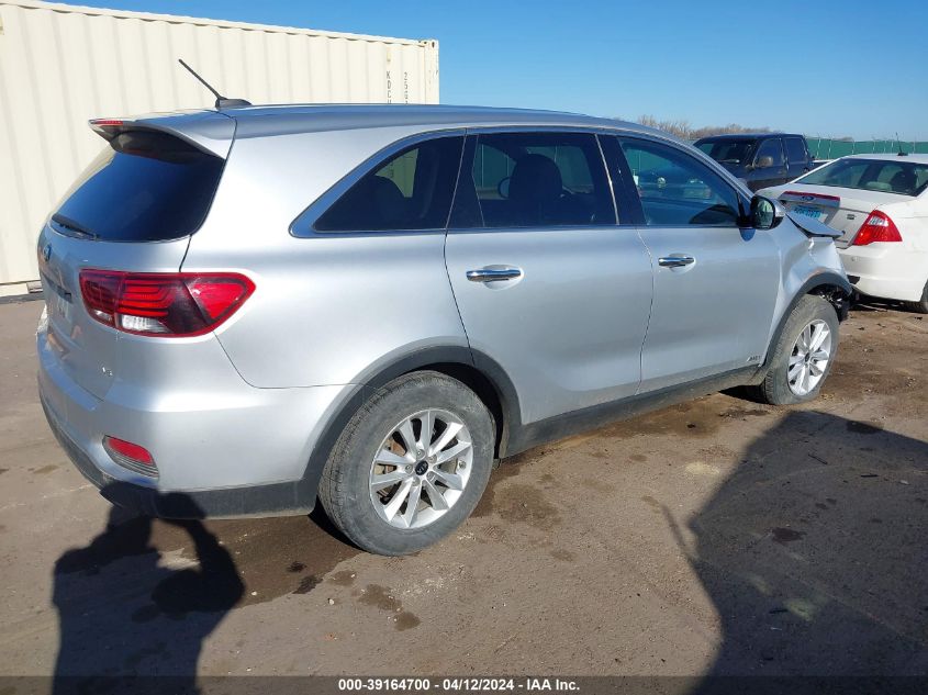 2019 Kia Sorento 3.3L Lx VIN: 5XYPGDA58KG446244 Lot: 39164700