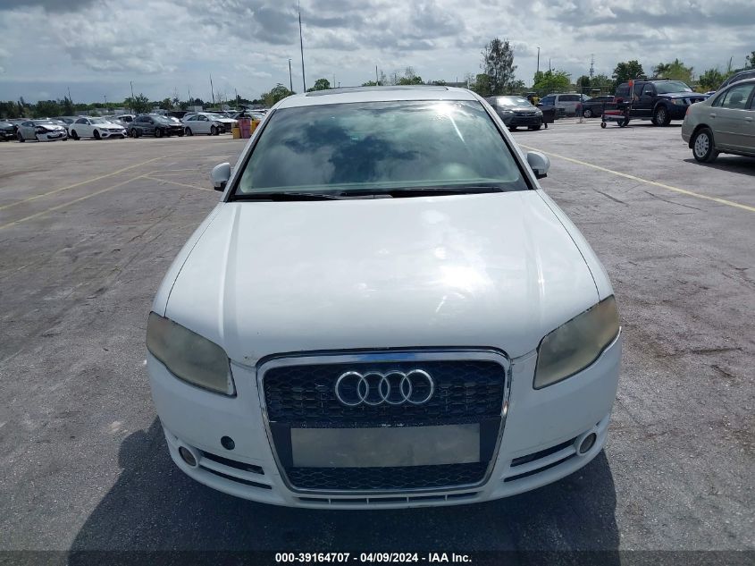 WAUAF78E37A028467 | 2007 AUDI A4