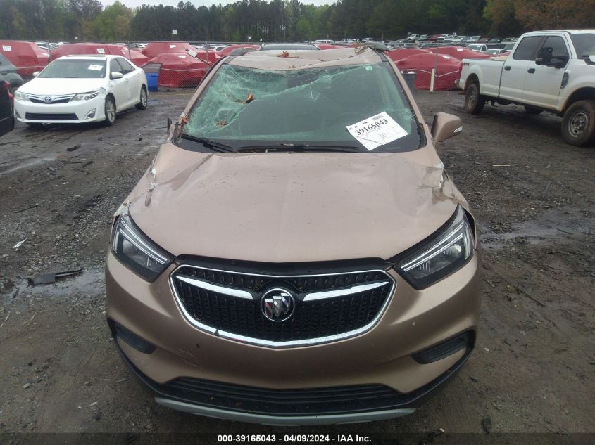 2019 Buick Encore Fwd Preferred VIN: KL4CJASB2KB743503 Lot: 39165043