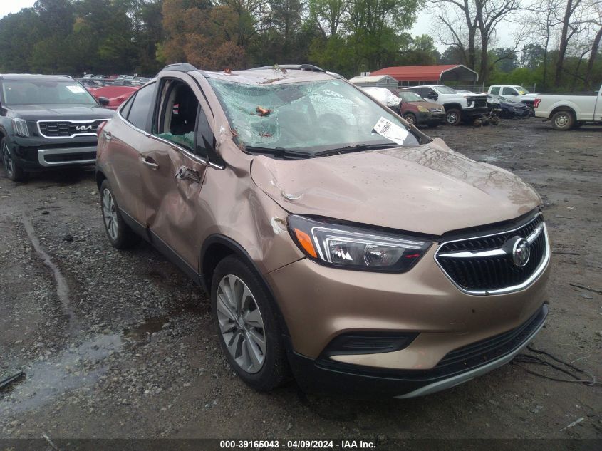 2019 Buick Encore Fwd Preferred VIN: KL4CJASB2KB743503 Lot: 39165043