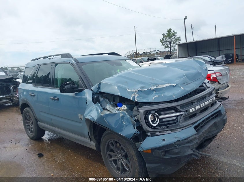 2022 Ford Bronco Sport Big Bend VIN: 3FMCR9B60NRD66763 Lot: 39165180