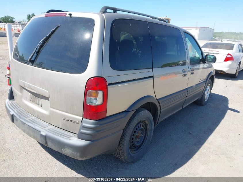 2004 Pontiac Montana N16 VIN: 1GMDU03E54D191731 Lot: 39165237