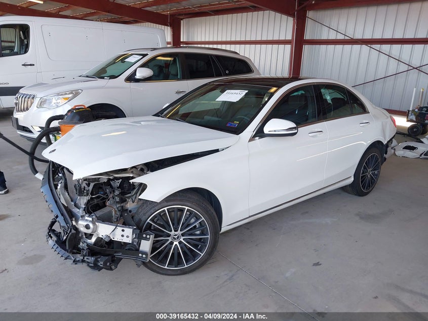 VIN W1KWF8DB3MR604605 2021 MERCEDES-BENZ C 300 SEDAN